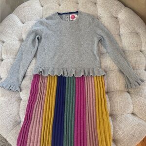 Mini Boden Gray Sweater Dress